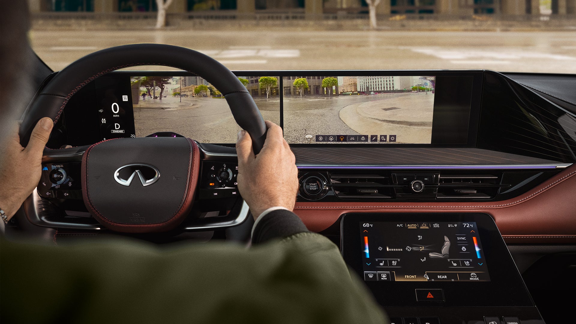 2025 INFINITI QX50 ProPILOT Assist tecnología de seguridad que favorece una conducción segura